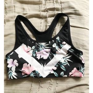 Pink Ultimate  Razor Back Sports Bra